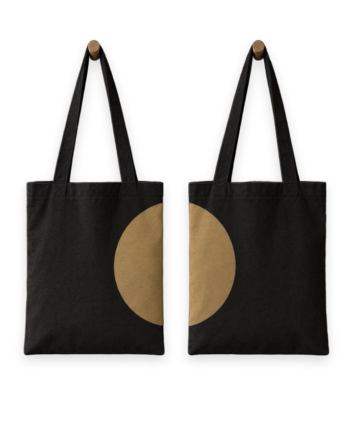 Seed tote, black